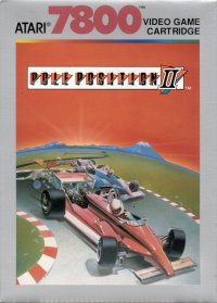 Pole Position II Atari 7800 US box art